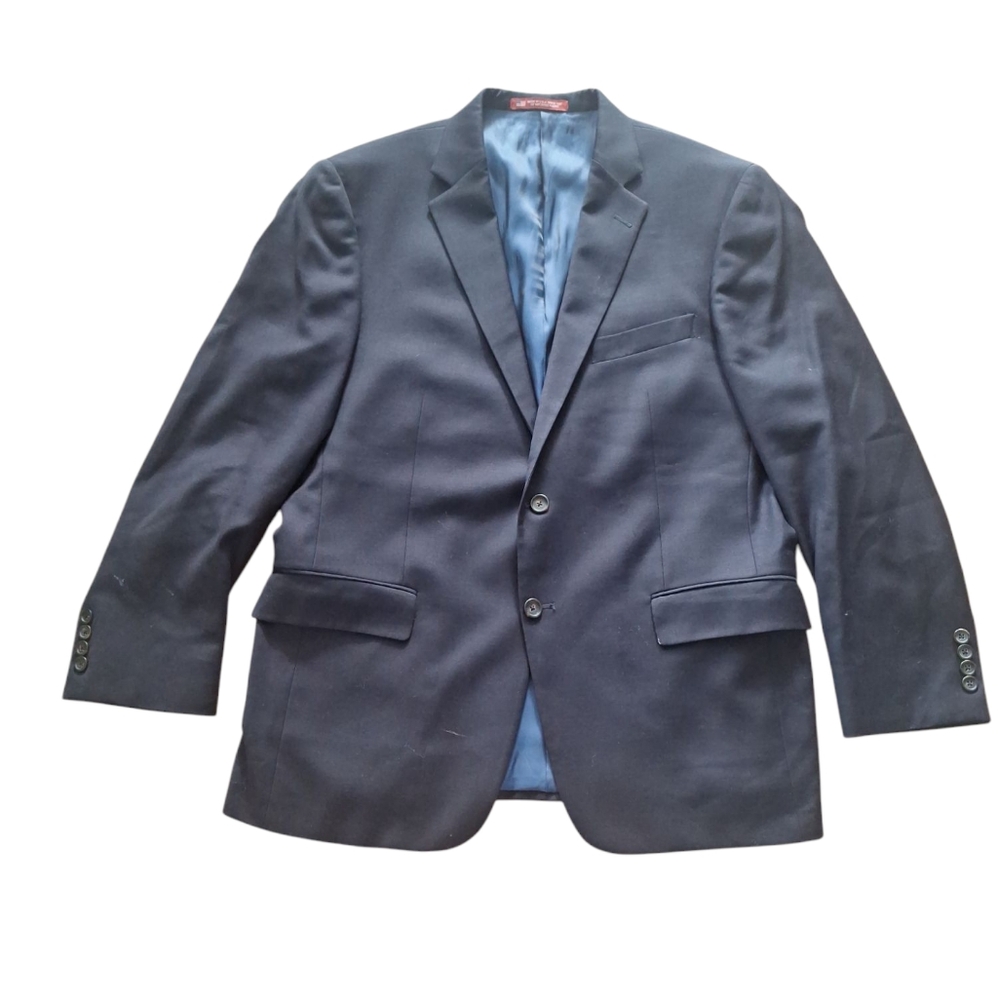 Hart Shaffner Marx Black Classic Suit Jacket 44S